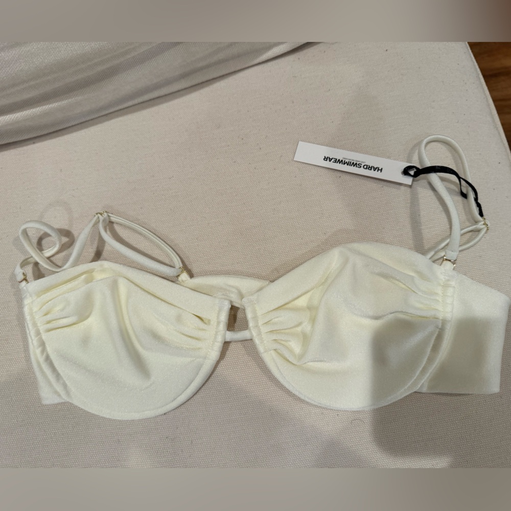 White bikini top